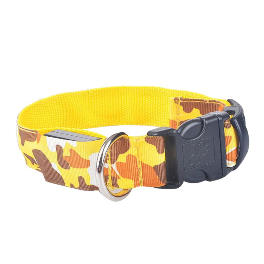 Camouflage LED Illuminated Dog Collar