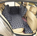 Waterproof Pet Seat Car Cover - Pawprint Pattern
