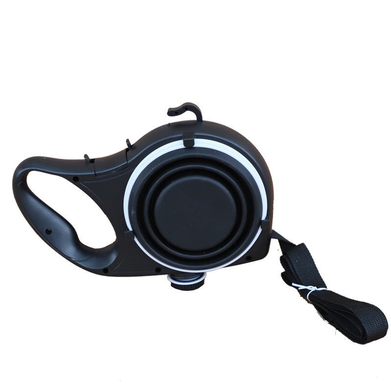 Dog Leash with Water and Cup