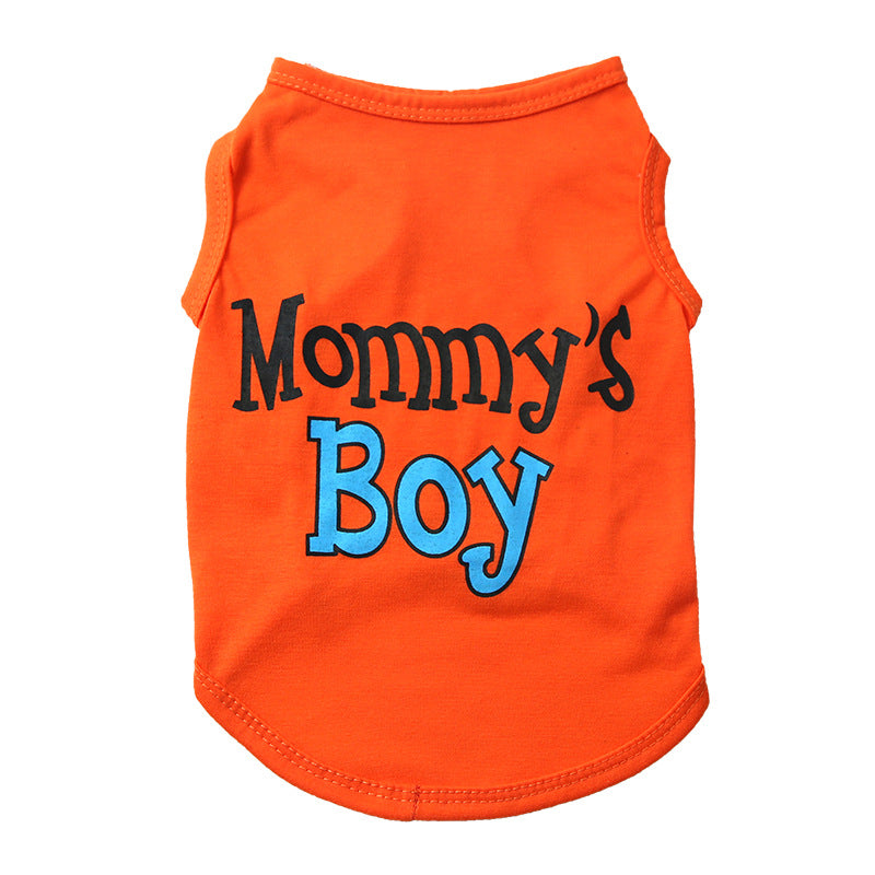 Mommy's Boy Dog Shirt