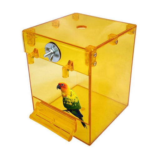 Bird Bath Container External Bird Bath Transparent Bath Square Basin