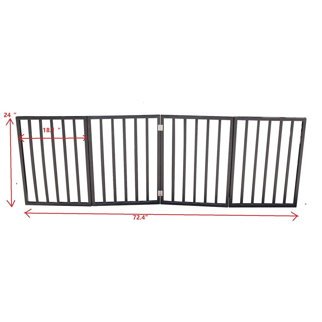Premium Pet Gate - Dog Gate For Doorways,Stairs Or House-standing, Folding