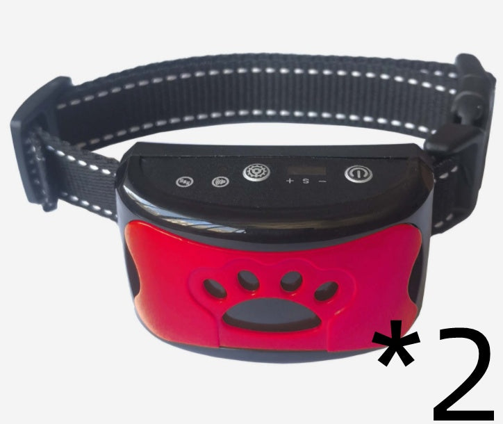 Dog Bark Arresting Training Collar with Vibration Sound Remote Control