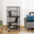5 Tier Metal Rolling Small Animal Cage with Ramps Hammock