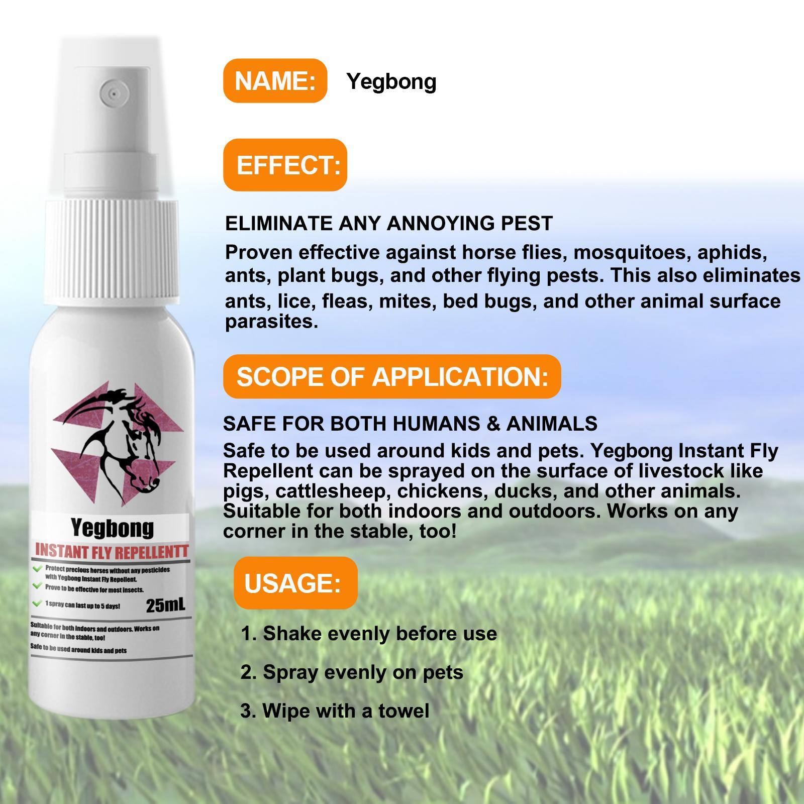 Yegebang Pet Deworming, Flea And Tick Removal, Itching Spray For Cats And Dogs