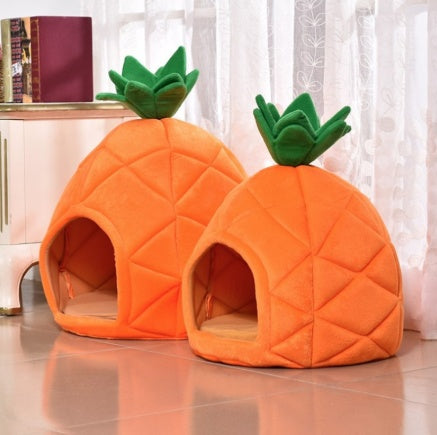 Pineapple Pet House - Cave Bed