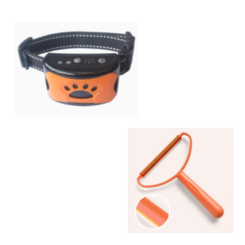 Dog Bark Arresting Training Collar with Vibration Sound Remote Control