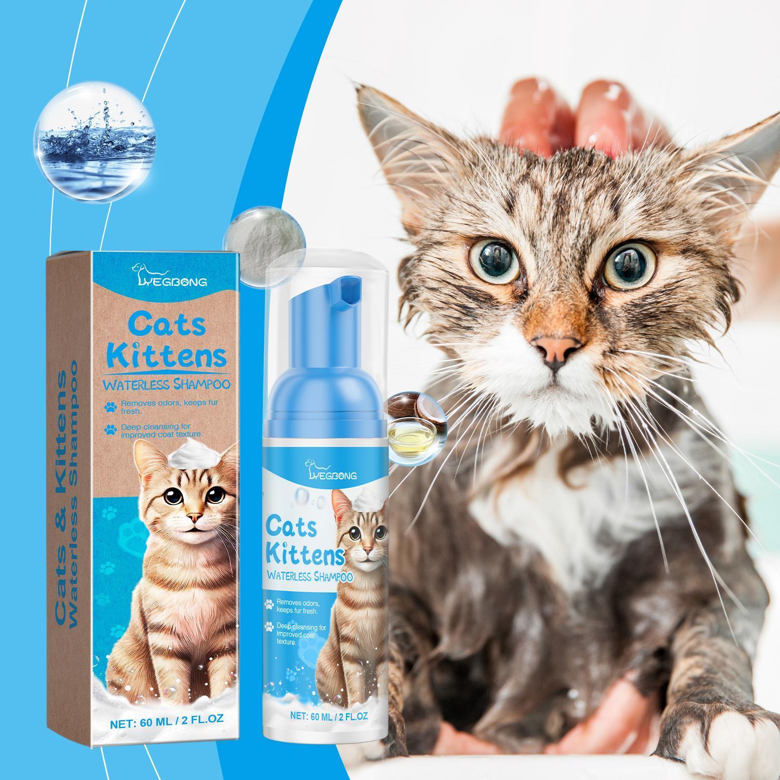Cat Cleaning Mousse Mild Non-irritating Pet Cleaning Foam