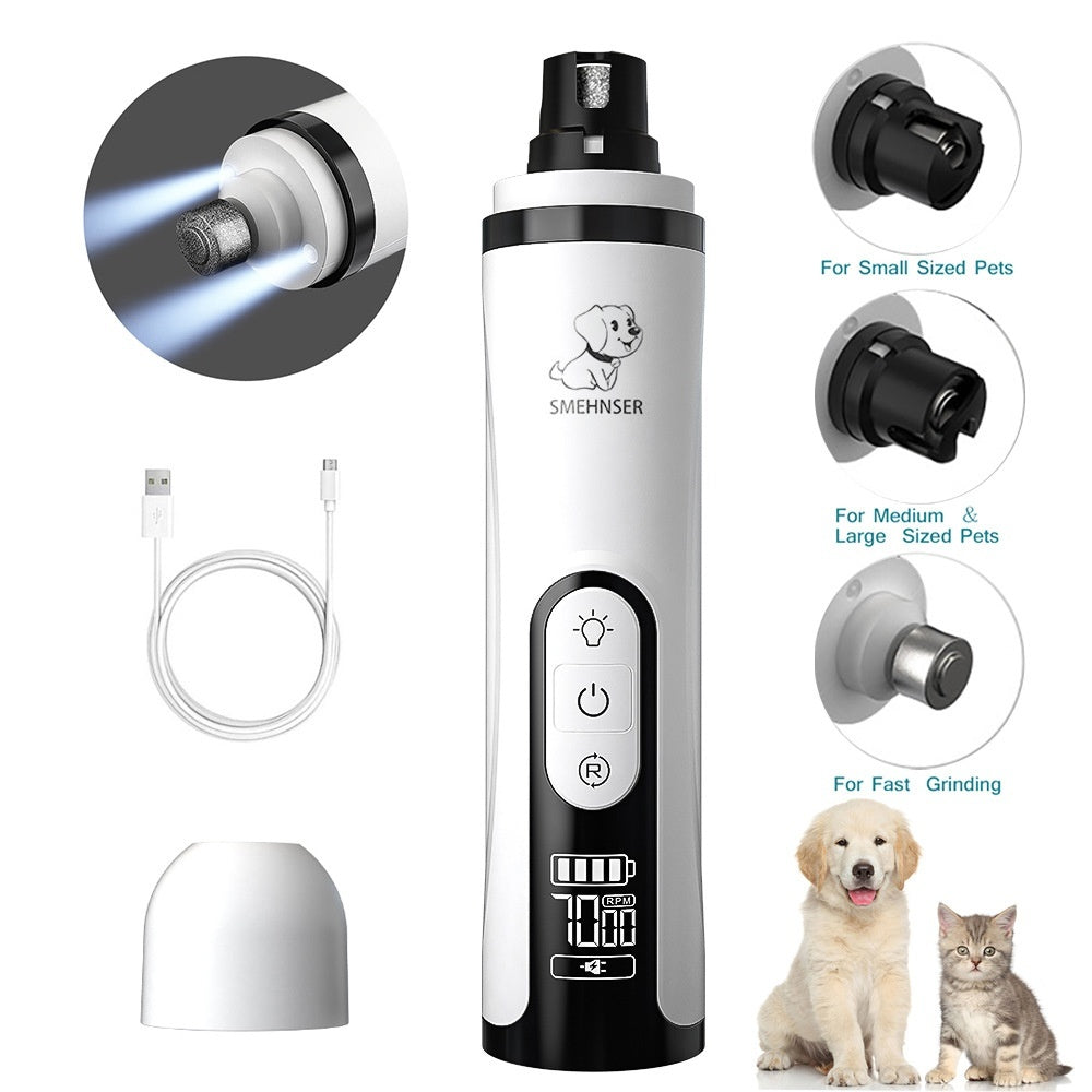 Electric Nail Trimmer Device LED