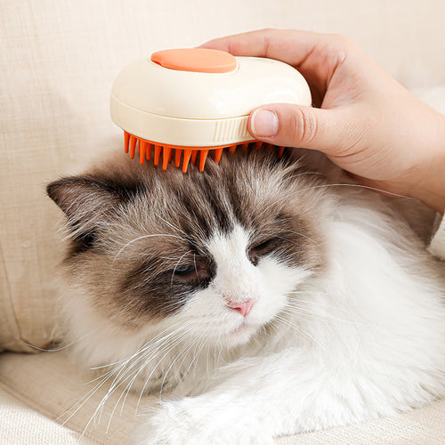 Avocado Shaped Electric Steam Pet Brush Comb