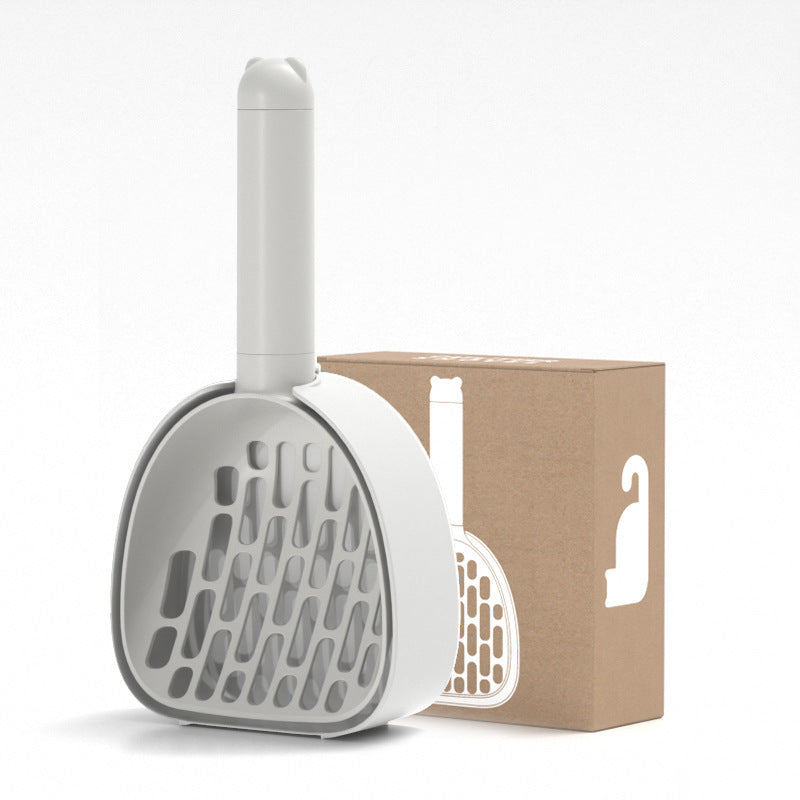 Cat Litter Scoop with Mountable Base
