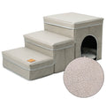 Multifunctional Dog Stairs with Nest and Storage