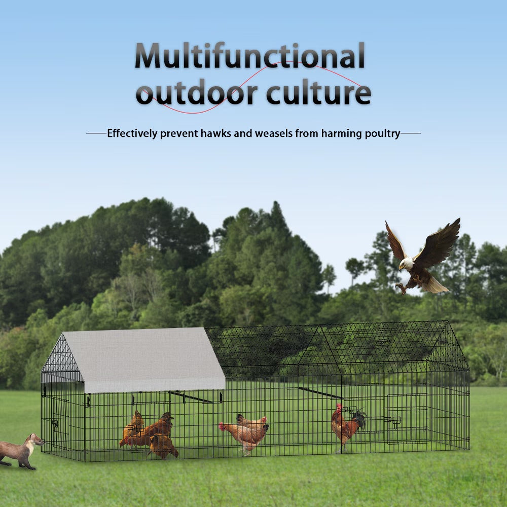 Poultry Farming Outdoor Metal Chicken Coop