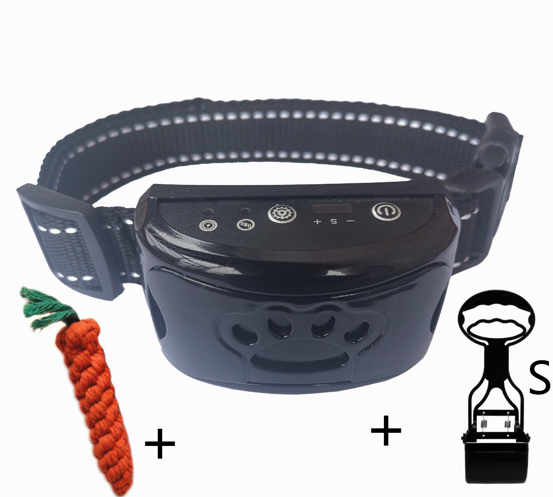 Dog Bark Arresting Training Collar with Vibration Sound Remote Control