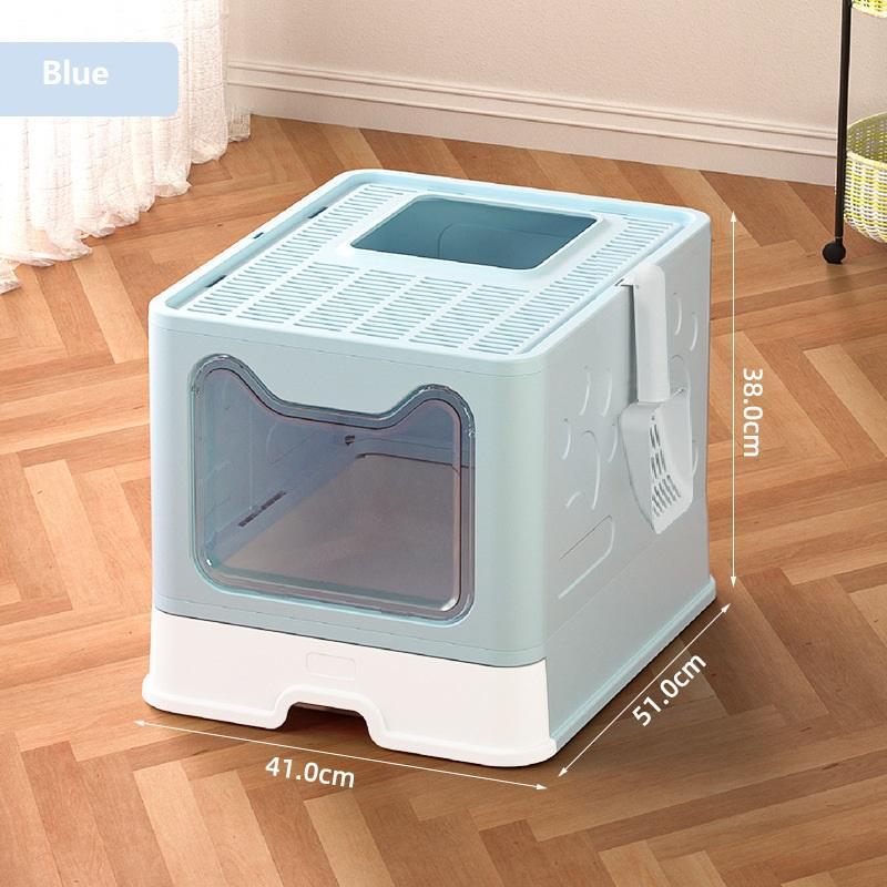 Cat Litter Box Front Entry Enclosed Extra Large Litter Box With Litter Catching Lid And Scoop For Big Cats Kitty