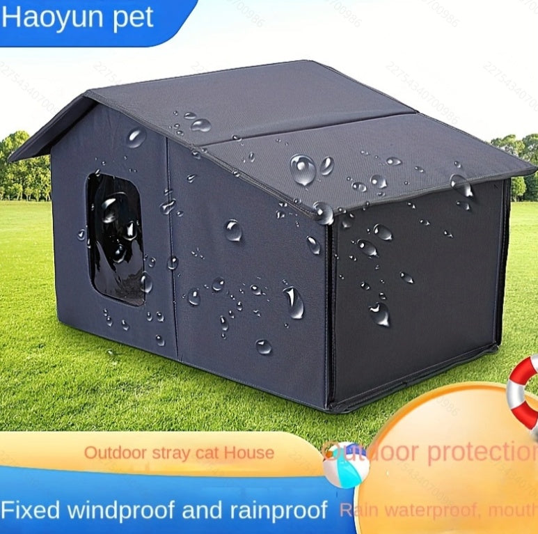 Outdoor Cat Nest Waterproof And Warm Cat House For All Seasons, Detachable And Washable Cat Nest