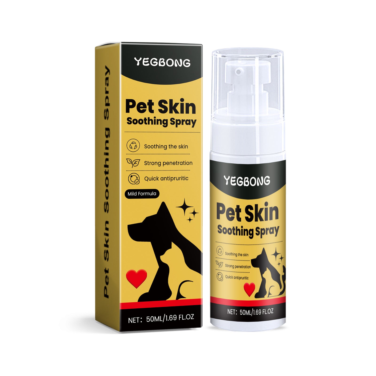 Pet Skin Soothing Spray Gentle Relief