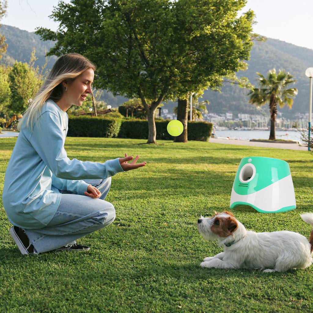 Automatic Dog Ball Launcher with Adjustable Distance (only ships inside USA)