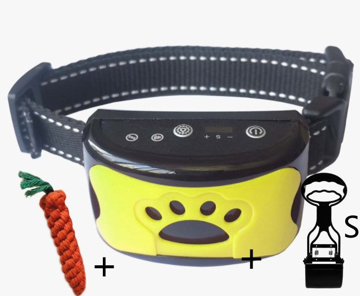 Dog Bark Arresting Training Collar with Vibration Sound Remote Control
