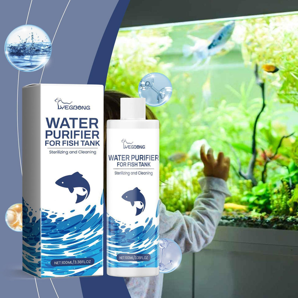Fish Tank Water Clarifies Aquarium Water Clarifies Household Fish Tank Decontamination Cleaner