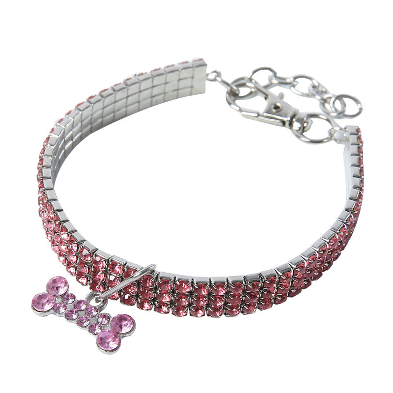 Bling Rhinestone Dog Collar Crystal Pet Collar