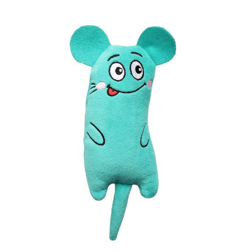 Cat Plush Embroidered Mint Toys