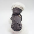 Dog Coat Fur Lined Hood