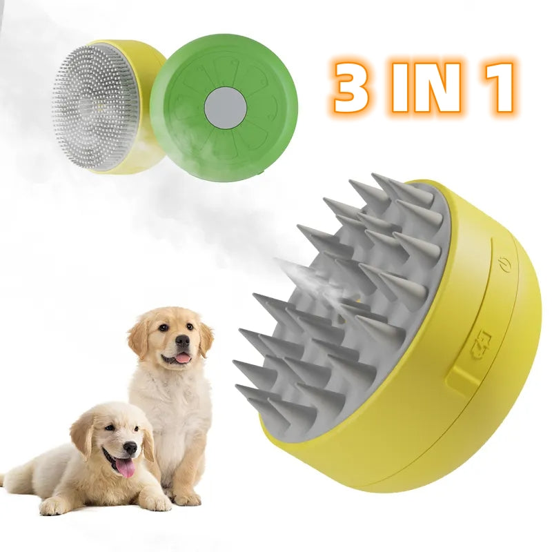 Cat Spray Electric Massage Comb - Pet Hair Comb Spray Massager Vaporizer Comb Steam Brush Dog & Cat Cleaning & Bathing