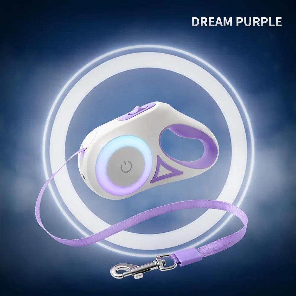 Retractable Dog Leash with LED