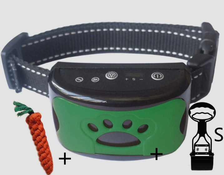 Dog Bark Arresting Training Collar with Vibration Sound Remote Control