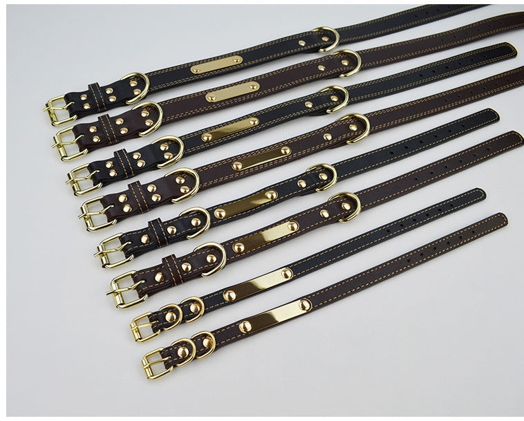 Pet lettering dog collar medium dog large dog neck collar