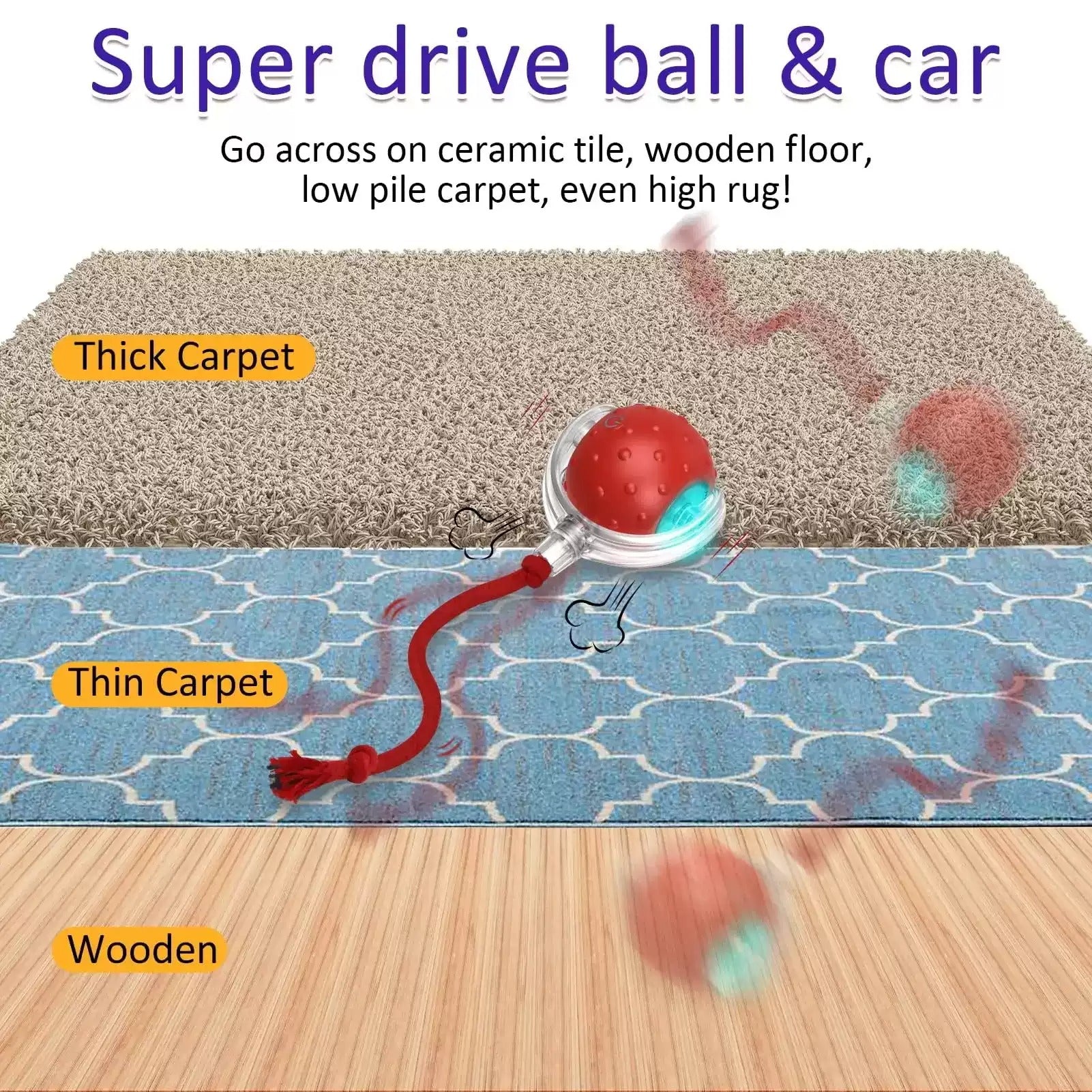 Interactive Cat Rolling Toy Ball