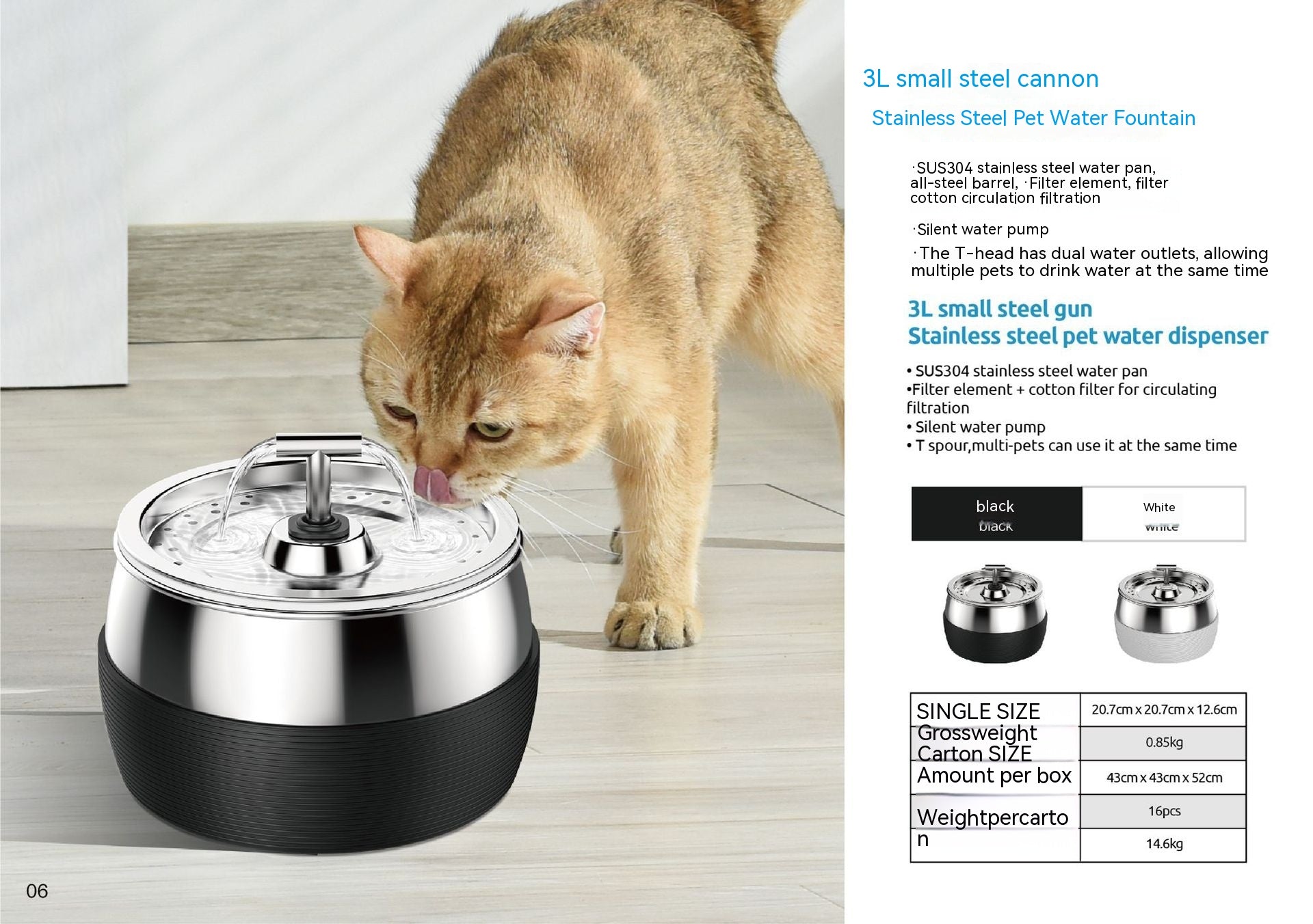 Cat Water Dispenser Lock And Load Spray Water Dispenser