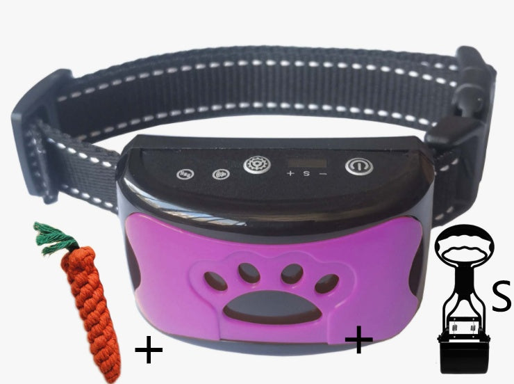 Dog Bark Arresting Training Collar with Vibration Sound Remote Control