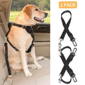 2Pcs Pet Dog Seat Belt Leash Adjustable Safety Leads Harness