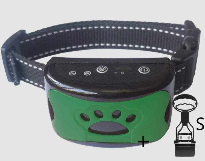 Dog Bark Arresting Training Collar with Vibration Sound Remote Control