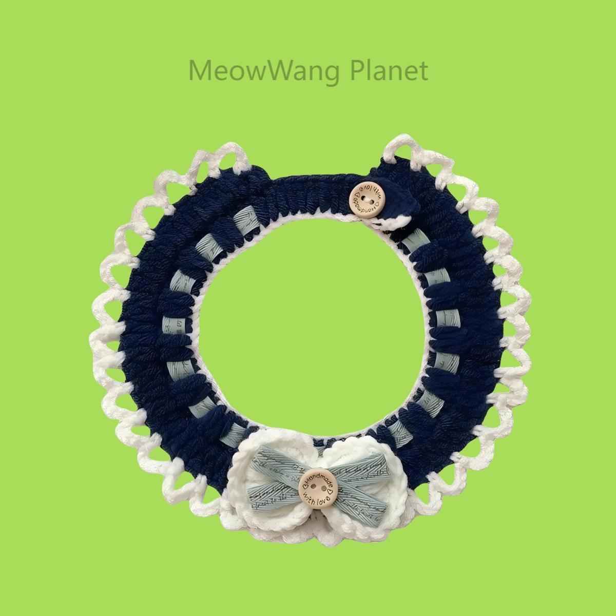 Handmade Knit Pet Scarf Cozy Neck Warmer For Cats Small Dogs Soft Crochet Scarf Luxury Pet Gift