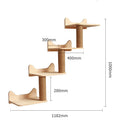Modular Cat Climbing Wall Frames - Solid Wood Wall Hanging Platforms