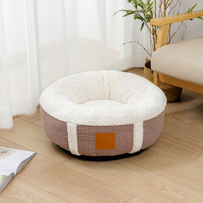 Super Soft Warm Pet Bed - Lamb Wool Kennel