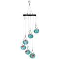 1Pc Wind Chimes Humming Bird Feeder Ant And Bee Proof Outdoor Hanging Hummingbird Feeder For Viewing Decoration For Garden Patio Yard Balcony