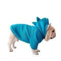 Pet Fleece Solid Color Hoodie