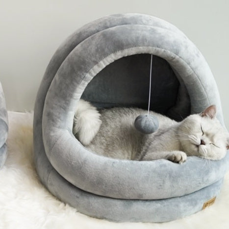 High Quality Cat House Beds Kittens Pet Cats Sofa Mats Cozy Bed Toy Dog for Small Kennel Home Cave Sleeping Nest Indoor Products