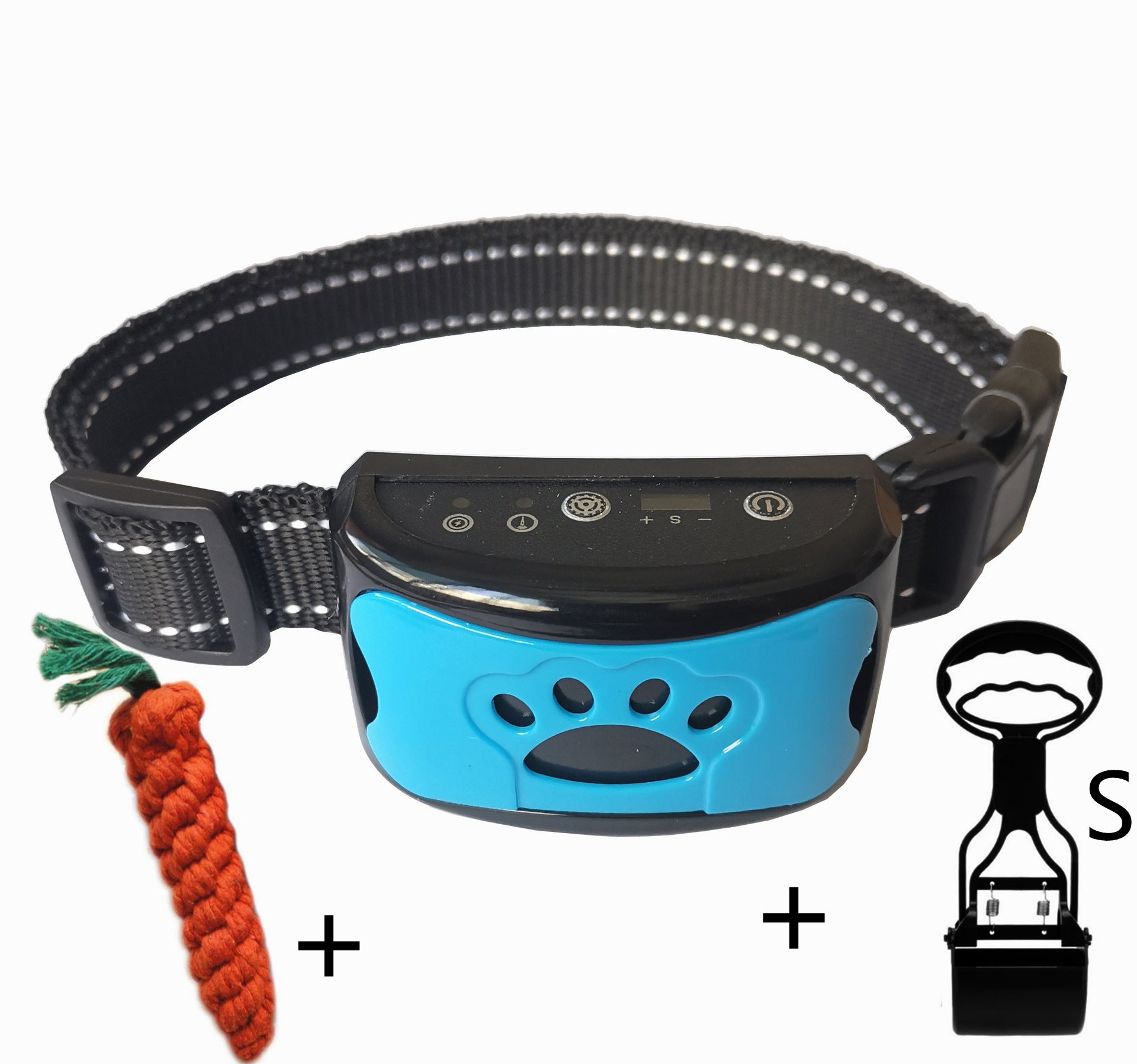 Dog Bark Arresting Training Collar with Vibration Sound Remote Control
