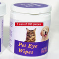 Tear Stain Removing Pet Eye Wipes 200 Wipes