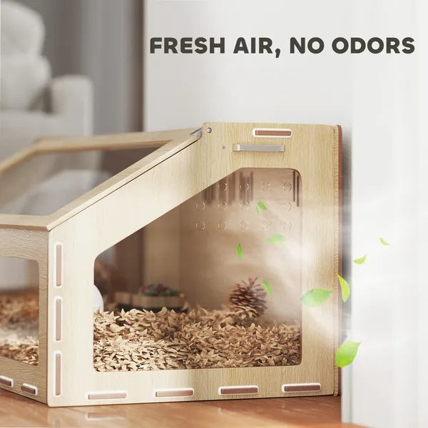 39 Inch Hamster Cage Habitat With Acrylic Window & Openable Top For  Hamster