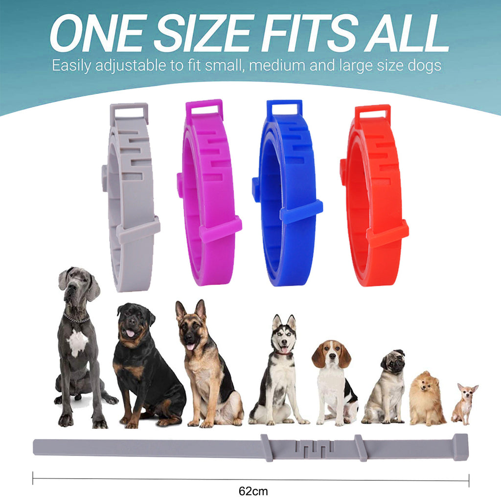 Pet Collar Silicone Adjustable Dog & Cat Insect Repellent & Anti-mosquito