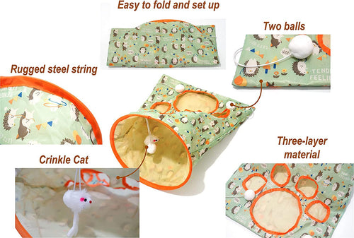 Cat Sound Toy Bag