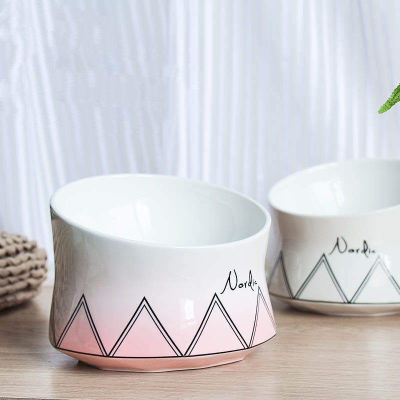 Pet Bowl Cats and Dog Food Pot Pet Fedding Bowl