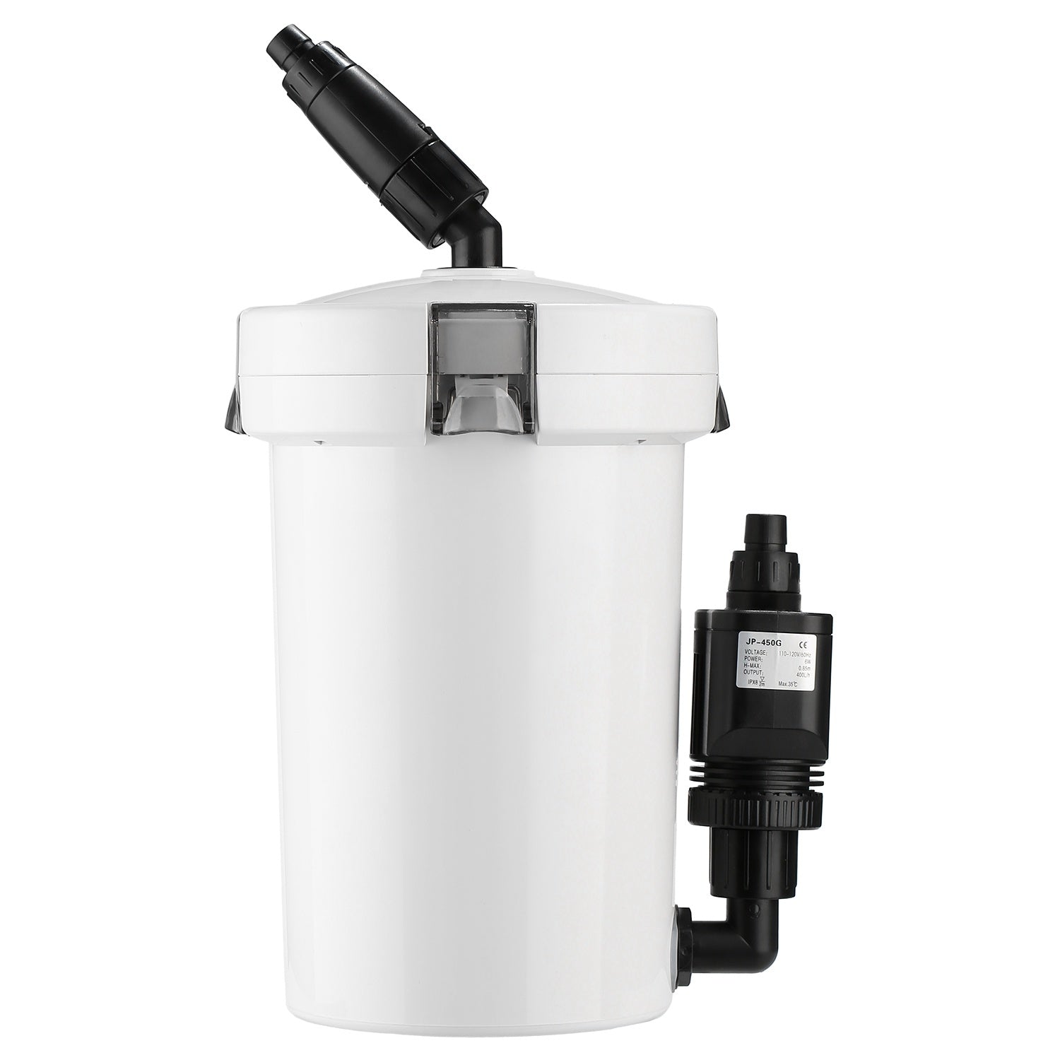 1Pc 3-Stage External Canister Filter For 28 Gallon Aquarium Fish Tank 105gph 6W Easy Installation Silent