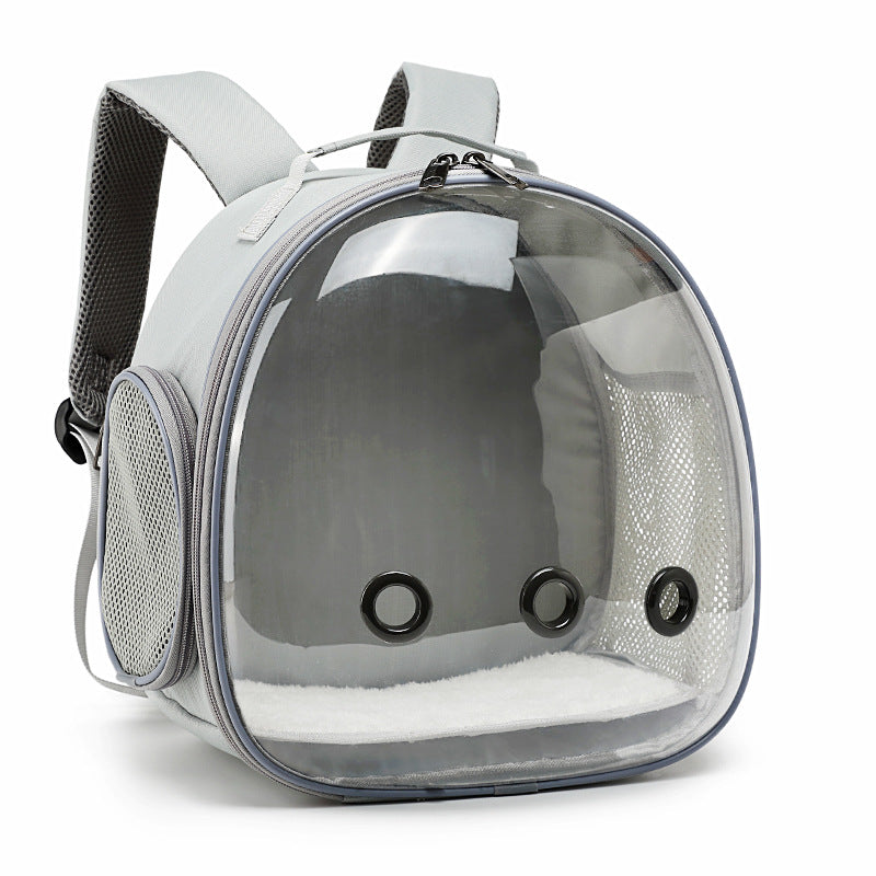 Pet Backpack Transparent Small Animal Carrier - Hamster Carrier Guinea Pig Backpack Sugar Glider Ferret Pet Bag Rabbit Bunny Cage